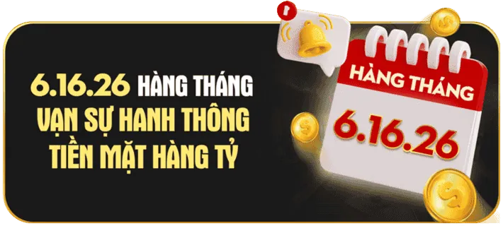 Thưởng nạp lại hàng ngày cho Nổ hũ